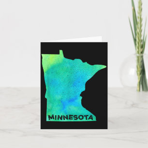 Minnesota Thuis Staat Vrouwen Mannen Kind Wortels Kaart