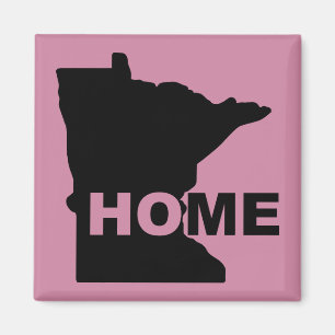 Minnesota Thuis Weg Van Staat Koelkastmagneet Magneet