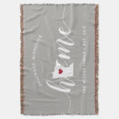 Minnesota Thuisstaat Gepersonaliseerd Deken (Voorkant Verticaal)