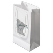 Minnesota  Typografie Gift Bag Klein Cadeauzakje (Voorkant Gekanteld)