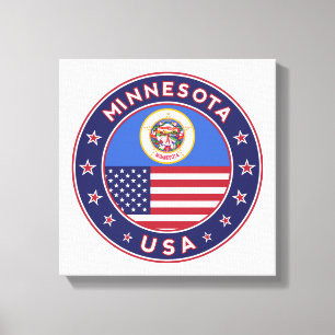 Minnesota, Verenigde Staten van Amerika, poster va Canvas Afdruk