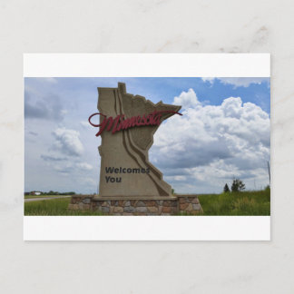Minnesota verwelkomt u briefkaart