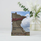 Minnesota verwelkomt u briefkaart (Staand voorkant)