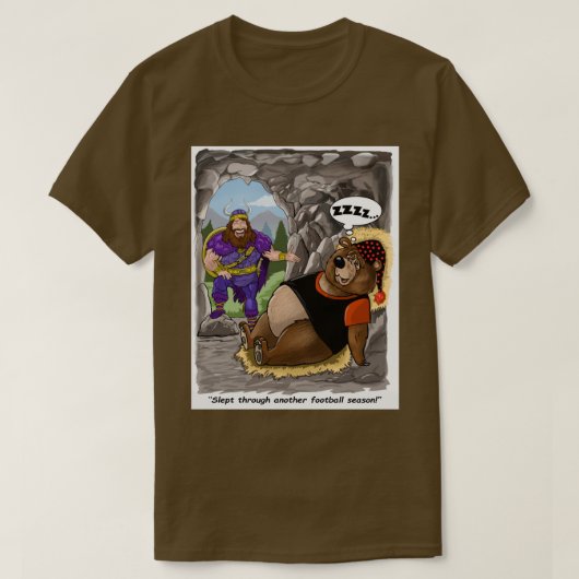 Minnesota Vikings Fans Vikings vs Beren 1 T-shirt (Design voorkant)