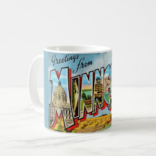 Minnesota vintage ansichtkaart mok