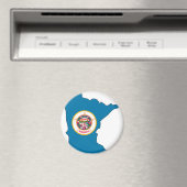 Minnesota-vlag Magneet (Insitu (Vaatwasser))