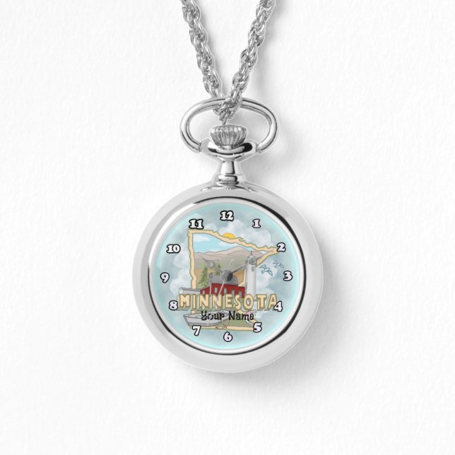 Minnesota Vuurtoren horloge (Voorkant)