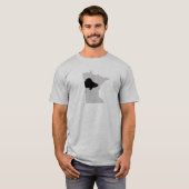 Minnesota Walleye Silhouette T-shirt (Voorkant volledig)