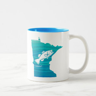 Minnesota Wave Gevist Tweekleurige Koffiemok
