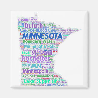 Minnesota Word Cloud Magneet