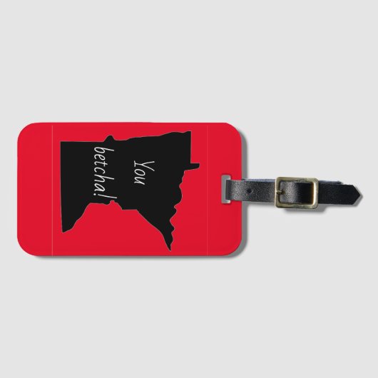 Minnesota You Betcha Bagagelabel (Voorkant (horizontaal))