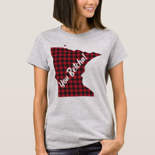 Minnesota You Betcha Funny State Quote Gezegde T-shirt