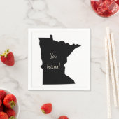 Minnesota You Betcha servetten (Insitu)