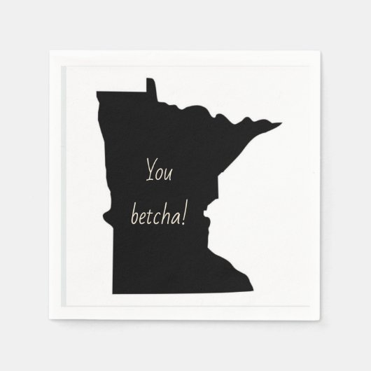 Minnesota You Betcha servetten (Voorkant)