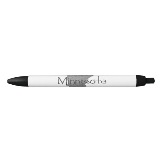 Minnesota Zwarte Inkt Pen (Voorkant)