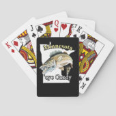 Minnesota'Eye Snoep Funny Walleye Vissen Pokerkaarten (Achterkant)