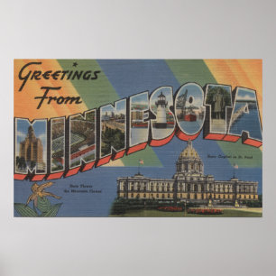 MinnesotaLarge Letter ScenesMinnesota Poster