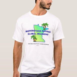 Minnesotans tegen opwarming van de aarde t-shirt