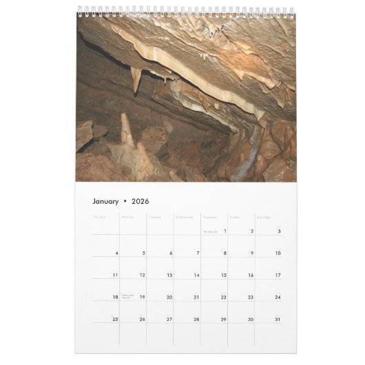 Minnetonka Cave 18-maandelijkse kalender (Jan 2026)