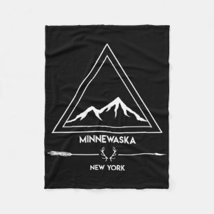Minnewaska Vintage State Park Vakantie New York Fleece Deken