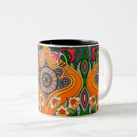 MINNIE Green Two-Tone Coffee Mok (Voorkant rechts)