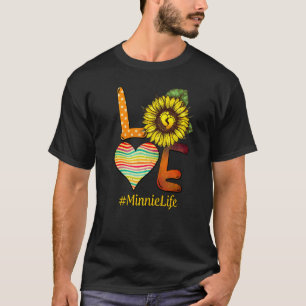 Minnie Leven Oma Moederdag Zon Bloem T-shirt