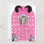 Minnie Mouse birthday invitations theme (Devant)