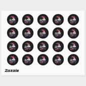 Minnie Power S Ronde Sticker (Vel)
