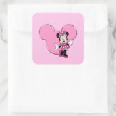 Minnie Vierkante Sticker (Tas)