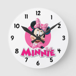 "Minnie" wandklok Ronde Klok