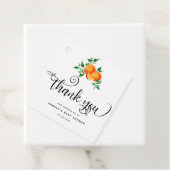 Minnig | Sinaasappel Dank Je Bedankjes Labels (In situ)