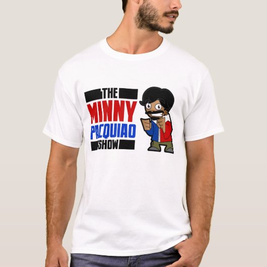 Minny Pacquiao Cartoon T T-shirt (Voorkant)