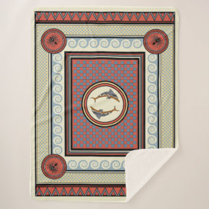 Minoan Paleis Sherpa Dekbed Deken