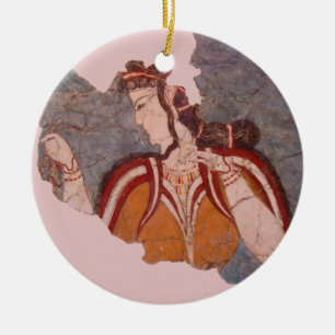 Minoan Wall schilderen Keramisch Ornament
