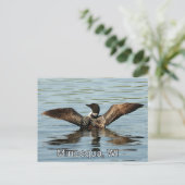 Minocqua, WI souvenir de carte postale (Debout devant)