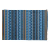 Minoïsch blauw kussensloop (Achterkant-Links)