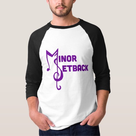 Minor Setback Baseball T-shirt (Voorkant)