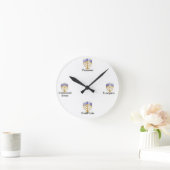 Minorah Fête Jours Horloge murale (Maison)