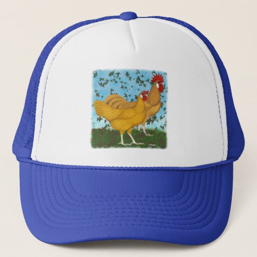 Minorca: herfstdagspaar trucker pet (Voorkant)