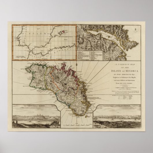 Minorca Poster (Voorkant)