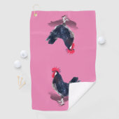 Minorca Rooster Golfhanddoek (Insitu)