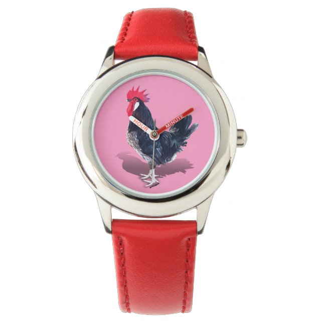 Minorca Rooster Horloge (Voorkant)