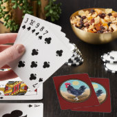 Minorca Rooster  Ovaal Pokerkaarten (Insitu)