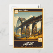 Minot, North Dakota |  Briefkaart (Voorkant / Achterkant)
