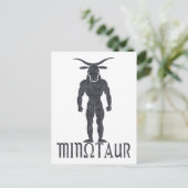 Minotaur Briefkaart (Staand voorkant)