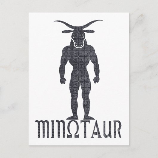 Minotaur Briefkaart (Voorkant)