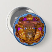 Minotaur Ice Amulet Button (Voorkant /achterkant)