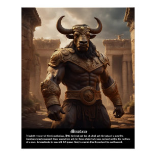 Minotaur Perfect Poster