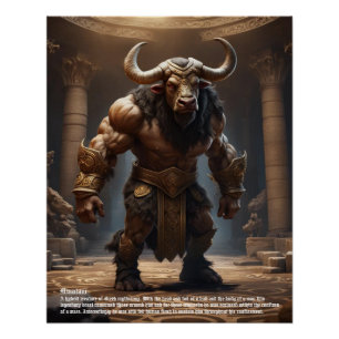 Minotaur Perfect Poster