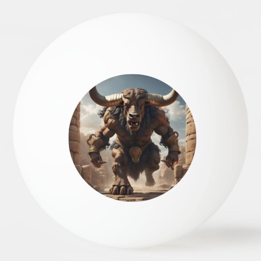 Minotaur Pingpongballen (Voorkant)